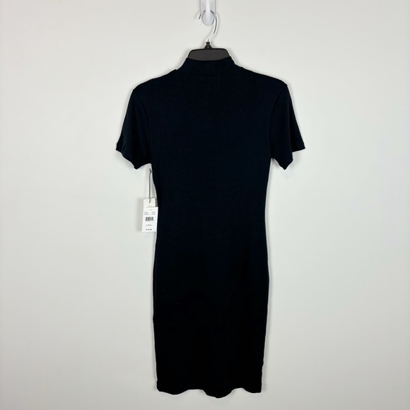 Three Dots Short Sleeve Mock Neck Dress Size XS - Picture 3 of 7